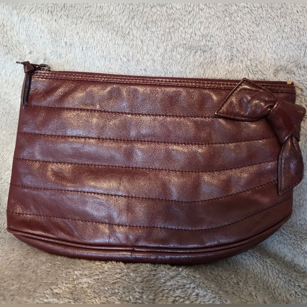 Vintage Contessa Leather Clutch